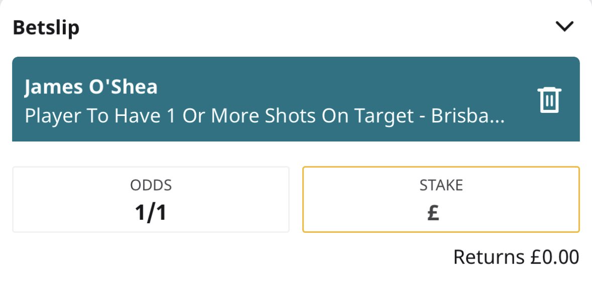 ProfitProTips's tweet image. Betfair offering 1/1 on James O’Shea for a shot on target was an absolute steal.

Nice winner in Premium ✅