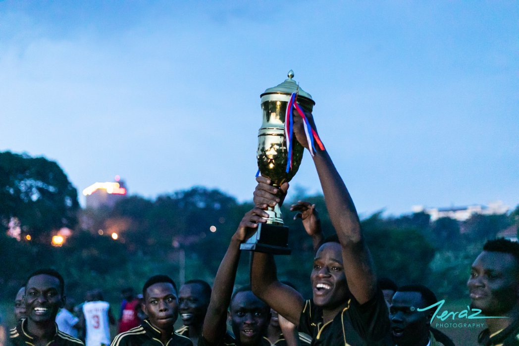 SpectobaOffical's tweet photo. Season One, Gameday 2 Winners receive the Trophy from #TCLeague Patron. 

#Flashback  #TCLeague #NyangoleBoys #Nyangoleans #TororoCollege #Spectoba https://t.co/x2bhe9Hqgc