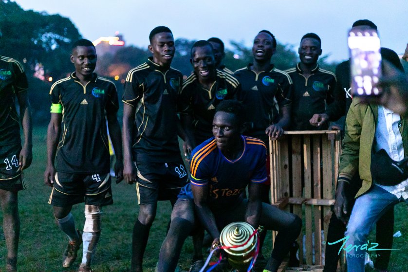 SpectobaOffical's tweet photo. Season One, Gameday 2 Winners receive the Trophy from #TCLeague Patron. 

#Flashback  #TCLeague #NyangoleBoys #Nyangoleans #TororoCollege #Spectoba https://t.co/x2bhe9Hqgc