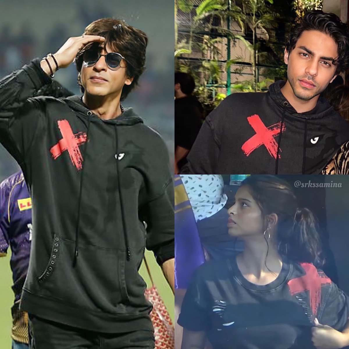 JoySRKian_2's tweet image. Shah Rukh Khan teams up with son Aryan Khan for his luxury streetwear brand

 #DyavolX 🔥