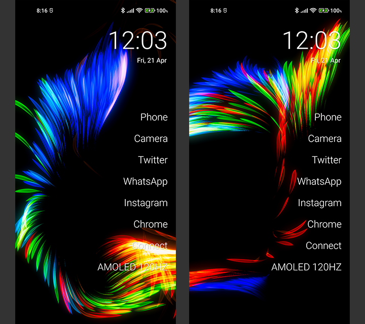 maxelusNet's tweet image. NEW : AMOLED 120HZ

play.google.com/store/apps/det…

This is the new version of : AMOLED Live Wallpaper.
AMOLED 120HZ is designed specifically for new phones with a 90-120Hz display, and Android 13+.