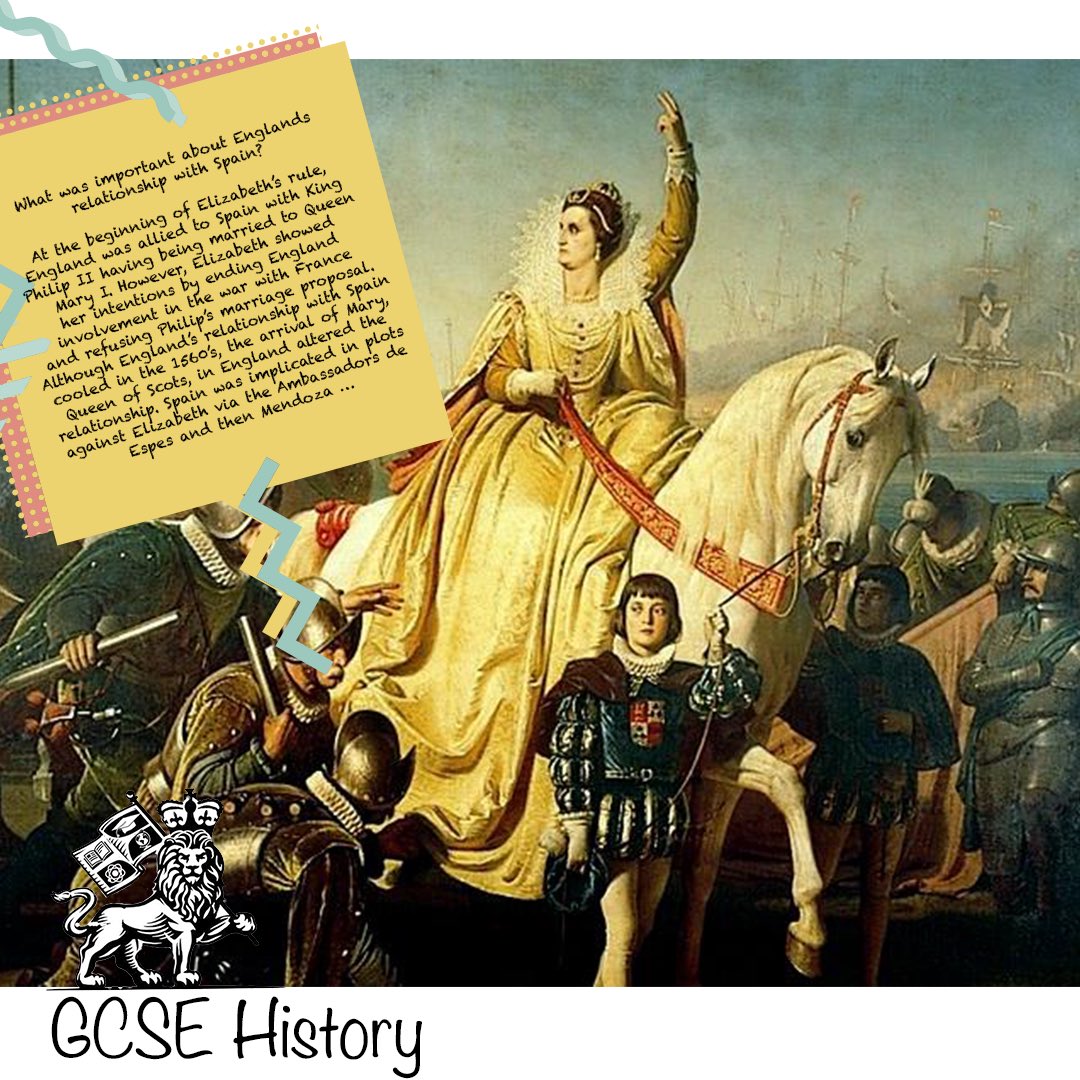 chrisdaniels540's tweet image. Friend or foe? Was Elizabeth right to shun Spain - her brother in law? 

Strengthen your GCSE history with tuition from GLA Tutors at glatutors.com

#GCSE  #tutor #teacher #education #learning #onlinelearning #children #kids #history #family #love #teach  #experience