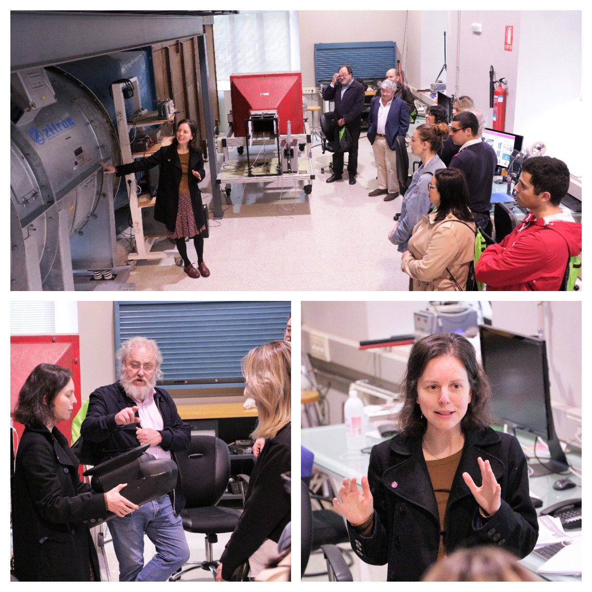 CITENI_UDC's tweet photo. ⚙🌊🌬 Conversaron sobre sistemas #multibody e #biomecáncia no @LimFerrol. Descubriron as instalacións do Canal de Ensaios, Fluídos, Túnel do Vento e os experimentos que alí se realizan, con prototipos de barcos e submarinos. https://t.co/lo4ZvCCHdP