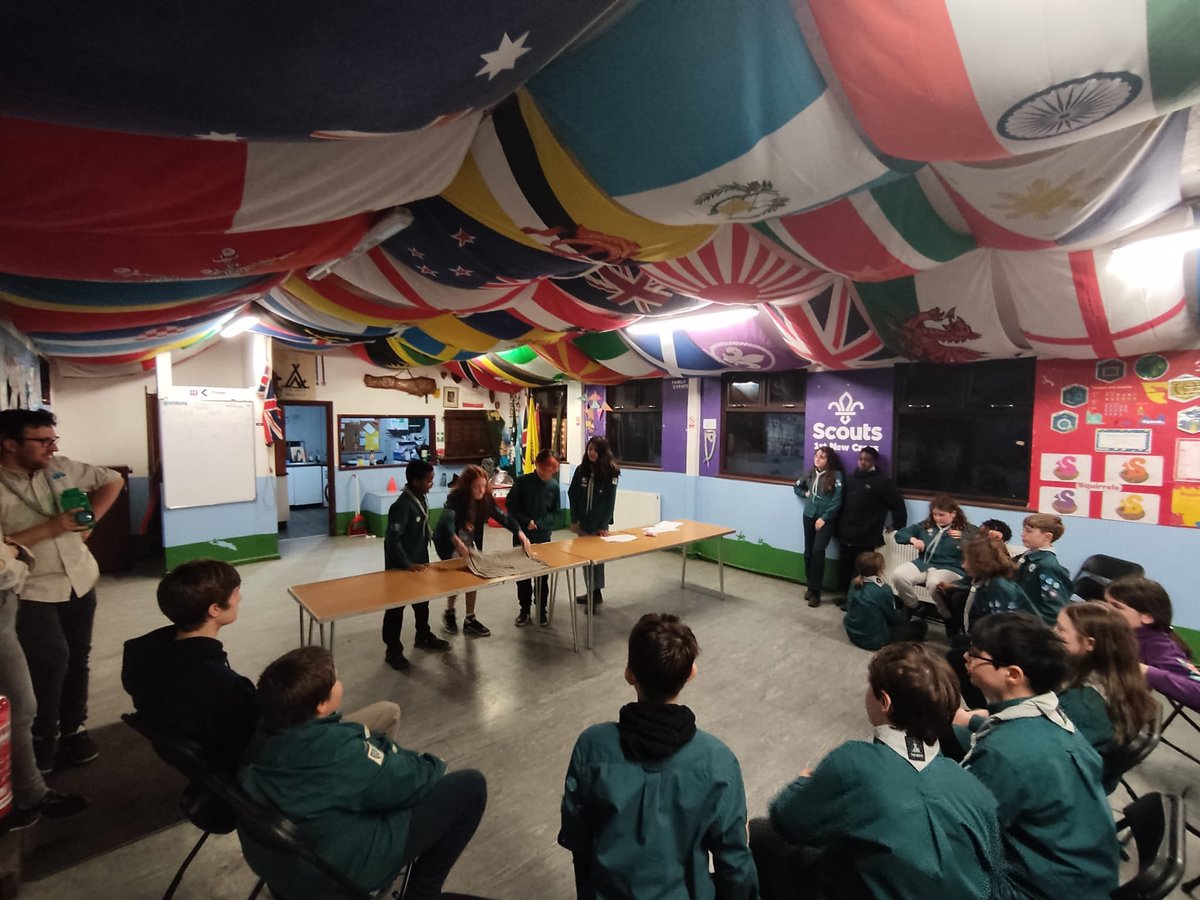1stNewCross's tweet photo. This week Scouts learnt some fantastic magic tricks in their patrols then put a a show on for the rest of the troop. We are still finding coins behind our ears !! #SouthLondonScouts #SkillsForLife https://t.co/XVbFoixMfN