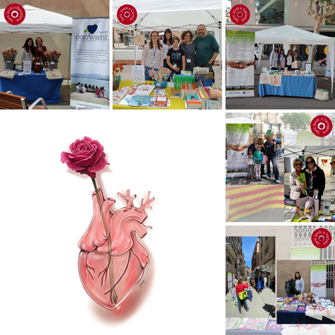 ❤️Moltes gràcies per venir-nos a veure a les nostres parades de #SantJordi; gràcies també a tot el voluntariat que ens vau donar un cop de mà🤗⁣I a la Sarai i l'Antonio, la Marta Almansa i a <a href="/som_amsterdam/">Amsterdam Llibres</a> per deixar-nos vendre els vostres llibres

#viureambunacardiopatia