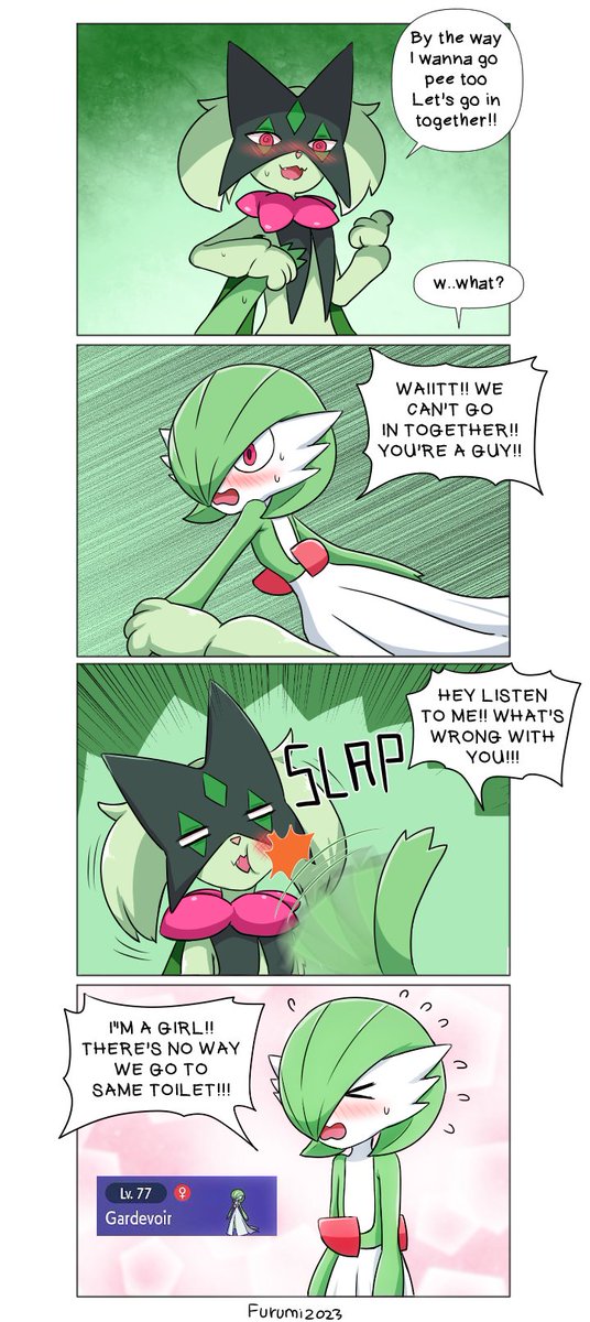 My ♂️ Meowscarada just want to confirm his Gardevoir girlfriend. 
#ポケモン絵描きさんと繋がりたい #ポケモン #タマモキャット 