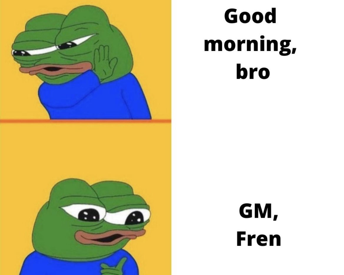 GM Fren , good day everyone w/ $PEPE