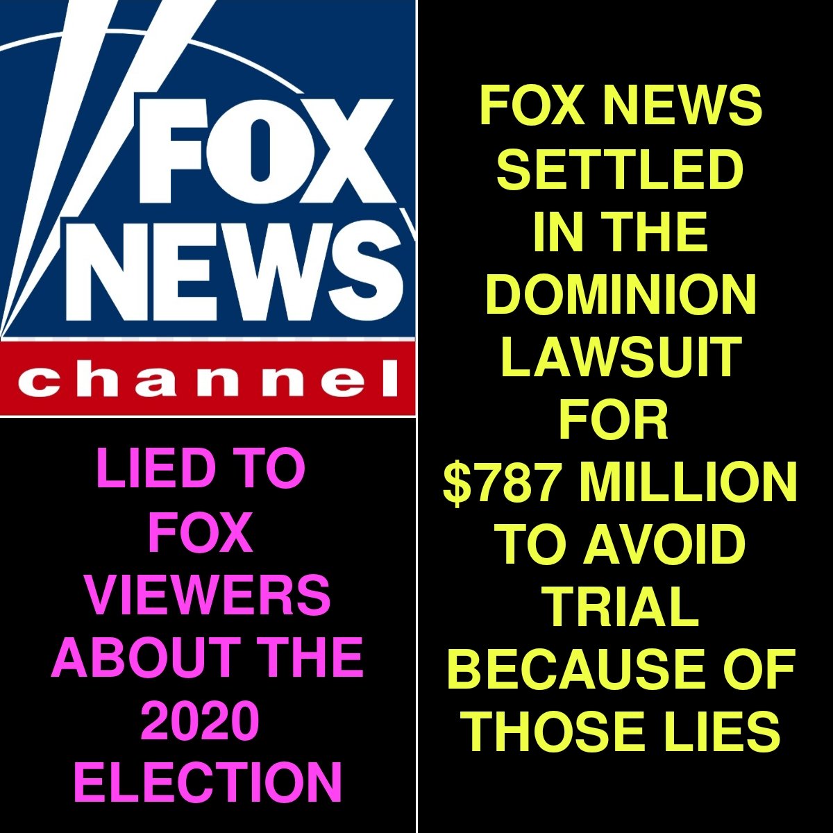 #FoxNewsLiesToYou 
#FoxNewsIsFakeNews