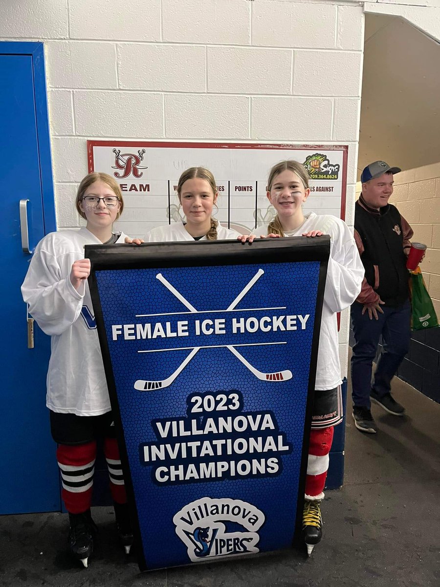 @VillanovaSchool played great hockey all weekend and won the banner, glad to be a part of it, first girls hockey banner for the school #govipers
@VJH_PE