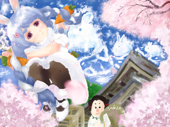 因幡の白ぺこら アレンジ版Inaba no Shiro Pekora #ぺこらーと #兎田ぺこら 