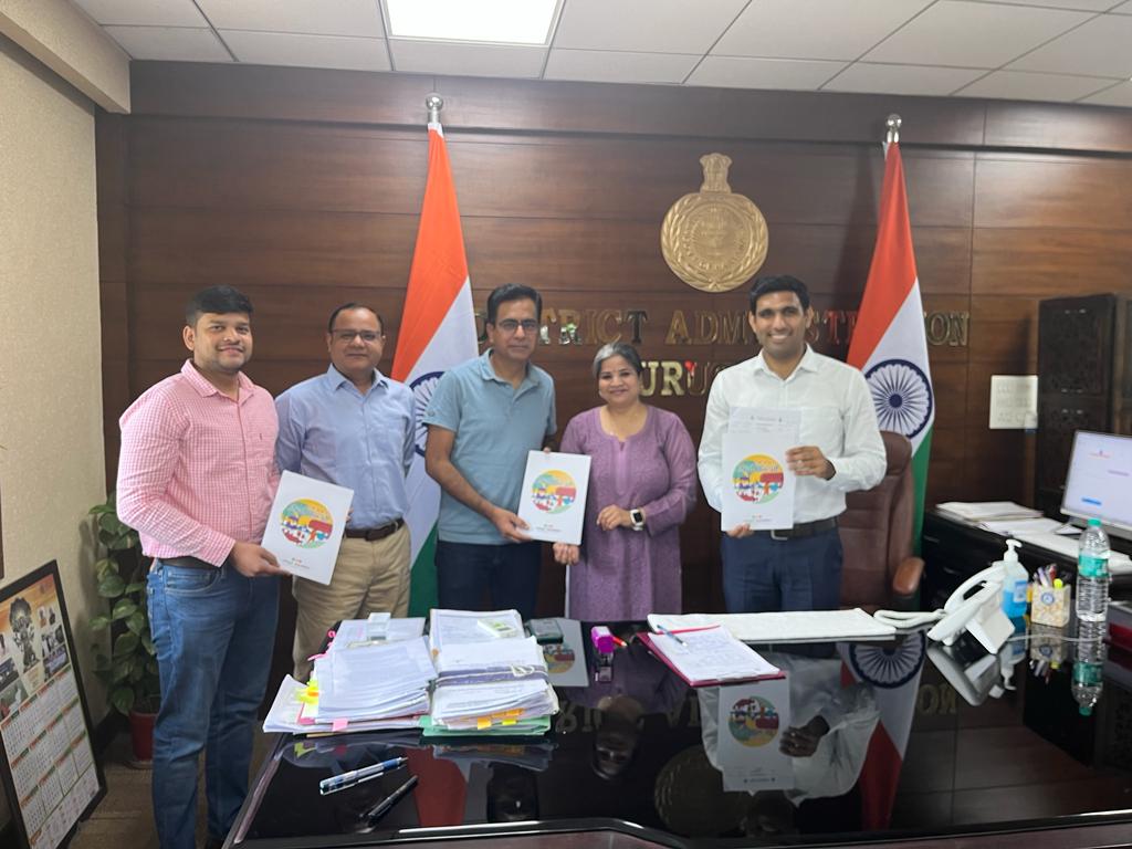 Exciting news! We're proud to announce that we've signed an MoU with @RaahgiriFdn and @nagarro to continue our mission of improving road safety in #Gurugram for the next two years.