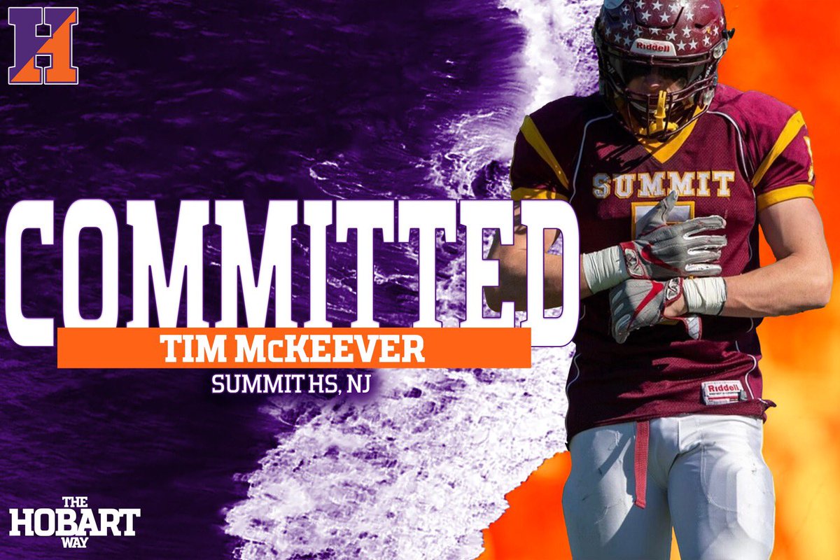 Kevin DeWall on Twitter to the Hobart Football Family! 🖋 Tim