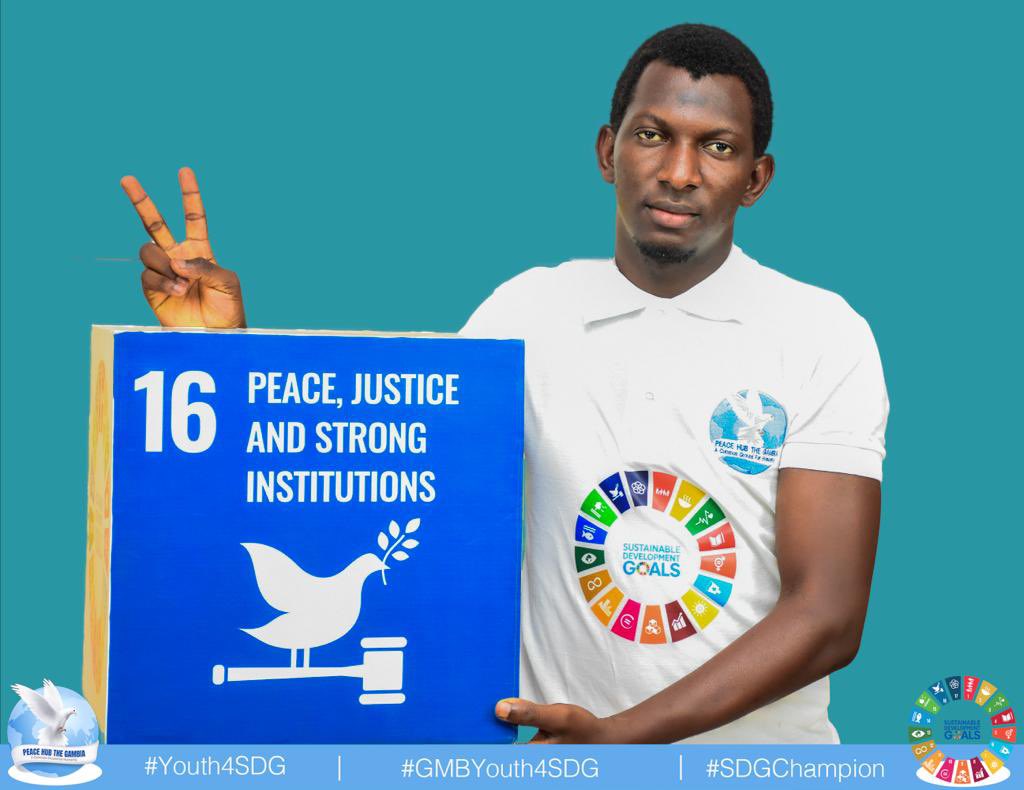 #SDG16 seeks to promote peaceful and inclusive societies for sustainable development, provide access to justice for all and build effective, accountable and inclusive institutions at all levels.

When this’s achieved, a better world is guaranteed.

#GMBYouth4SDGs #GMBYouths4Peace