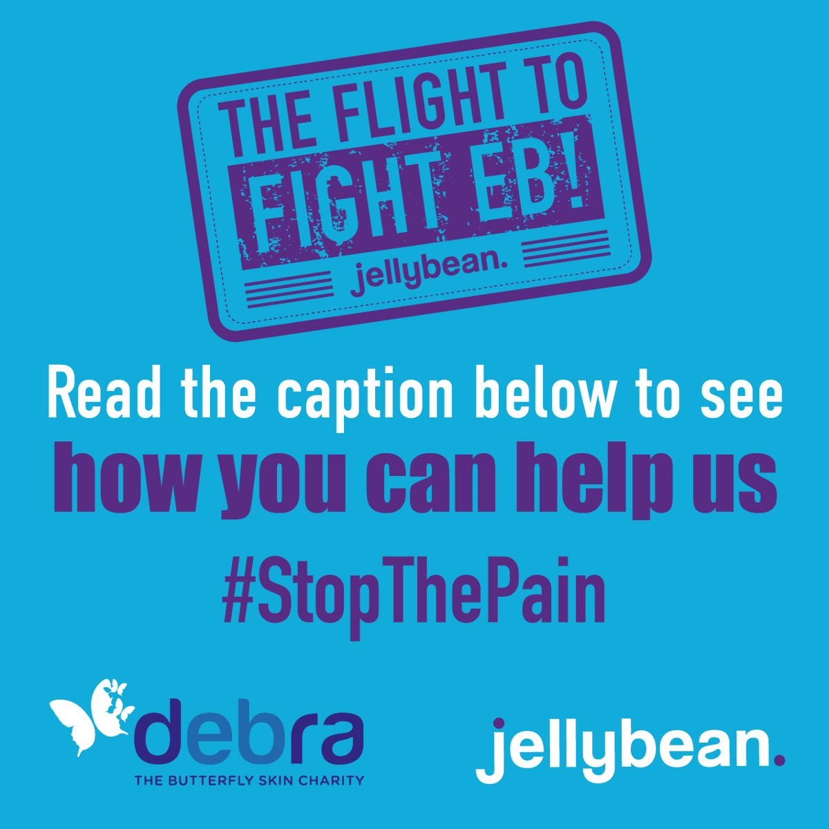 JellybeanAgency's tweet photo. We are, literally, soaring to new heights to raise money and awareness for people living with epidermolysis bullosa (EB). 

Taking to the skies, two beans will be Wing Walking on the 11th of June in #TheFlightToFightEB. 

To help us #StopThePain, donate: https://t.co/CarjlmG9eT https://t.co/Svqy4pkpKX