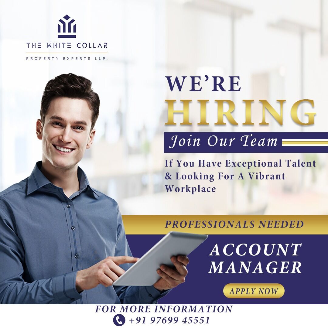 thewhitecollarr's tweet photo. Job Opportunity..!!

Designation: Account Manager
Experience: 2-5 Years
Location: Ghatkopar 

﹡ Interested candidates can share their resumes on [hr@thewhitecollar.co.in] - 9769945551

#jobs #jobopportunity #jobsearch #jobsinindia #jobvacancy https://t.co/wa7YeaNew6