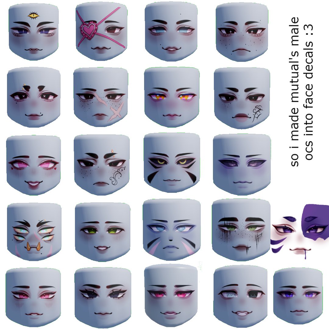 roblox face guide : r/robloxchads