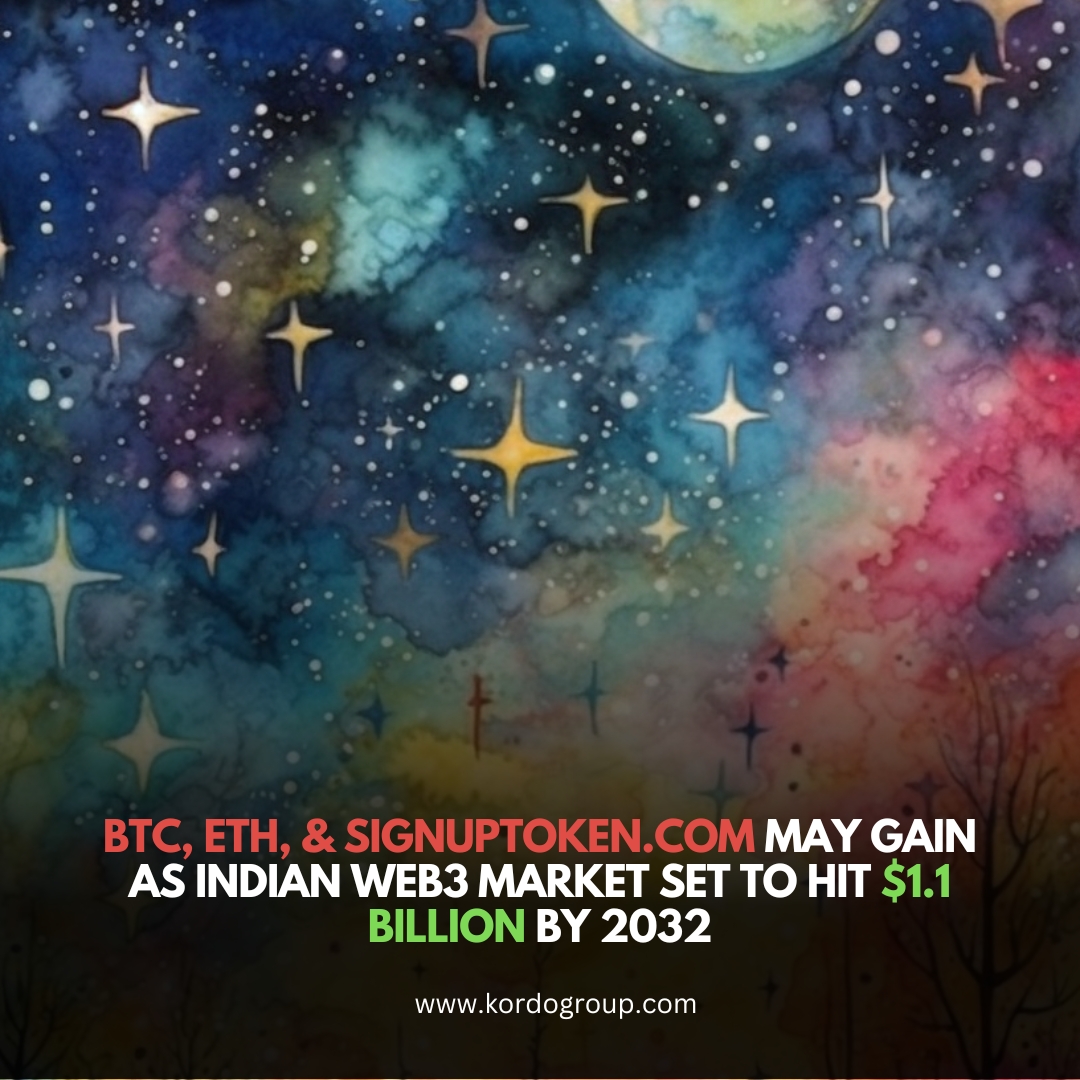 The Indian web3 market is on the cusp of explosive growth, projected to reach $1.1 billion by 2032. 

Exciting times ahead for the blockchain industry in India! 

#Web3 #Blockchain #IndiaGrowthStory'#CryptoMarketGrowth'