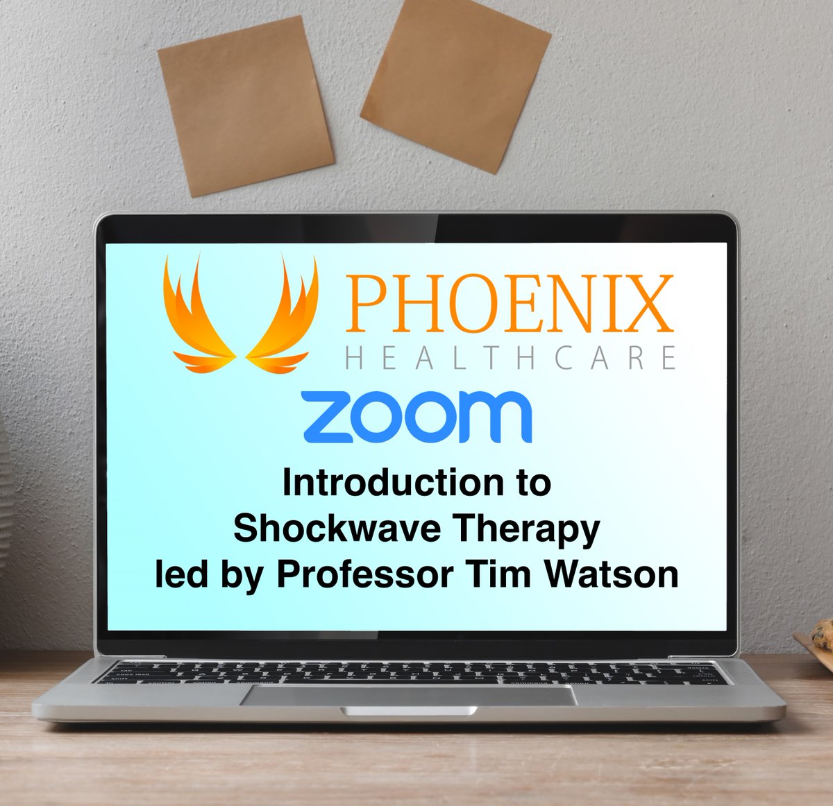Shockwave Therapy Zoom Course led by Professor Tim Watson - Details inside mailchi.mp/phoenix-health…