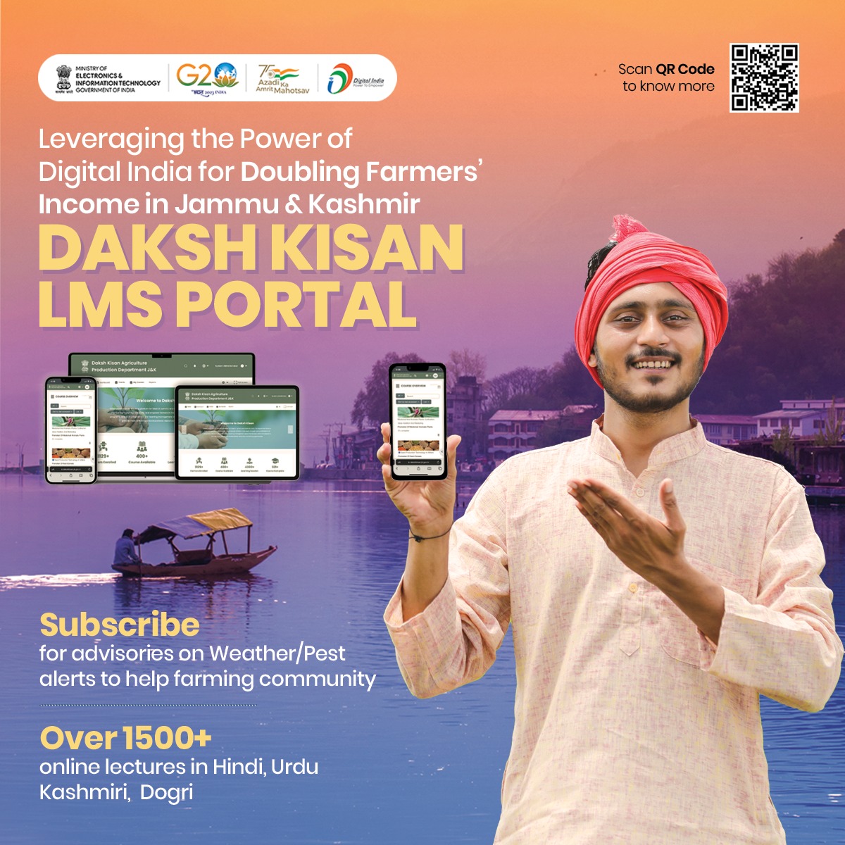 Ministry of Electronics & IT (@goi_meity) on Twitter photo #DakshKisan portal of Jammu & Kashmir is committed to empowering farmers and agri-preneurs by providing access to high-quality training & educational resources. #DigitalIndia <a href="/GoI_MeitY/">Ministry of Electronics & IT</a> <a href="/PIBSrinagar/">PIB in Jammu Kashmir & Ladakh</a> #DakshKisan portal of Jammu & Kashmir is committed to empowering farmers and agri-preneurs by providing access to high-quality training & educational resources. #DigitalIndia <a href="/GoI_MeitY/">Ministry of Electronics & IT</a> <a href="/PIBSrinagar/">PIB in Jammu Kashmir & Ladakh</a>