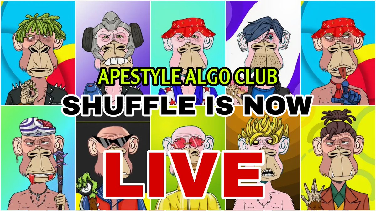 Shuffle Live On <a href="/ALGOxNFT/">ALGOxNFT</a>
algoxnft.com/shuffle/1881

#NFTCommunity #NFTGiveaway #nftcollectors #AlgorandNFTs #nft #algofam <a href="/AlgoFam/">All Glory Family</a> <a href="/flippingalgodev/">fullstackdev</a> @FlippingAlgos <a href="/ALGOxNFT/">ALGOxNFT</a> <a href="/RandGallery/">Rand</a> <a href="/AlgogemsNFT/">Gems</a> #algorandnftmarketplace #shuffle