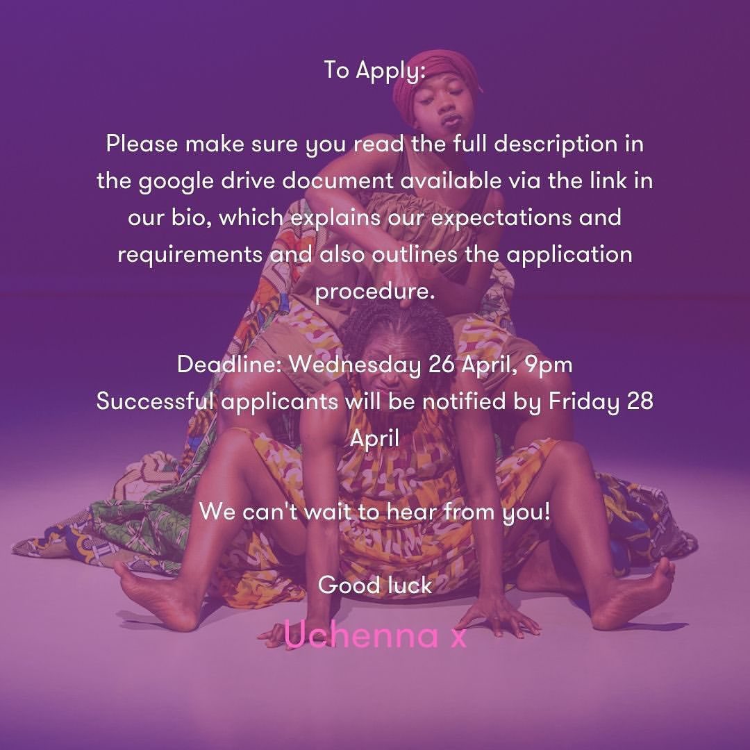 ✨ THE HEAD WRAP DIARIES AUDITION CALL OUT ✨

The news we've all been waiting for! Help us spread the word by sharing with any performers that might be interested 👇

RT, RT, RT! Thanks 🙏🏾