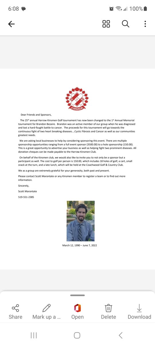MarontateP97's tweet photo. Hope I can get some support for this by either hole sponsorships or even donations towards this 1st Annual memorial golf tournament. Golfers are sold out so now just looking for sponsorships or donations Pm me or text 5195512285. Thanks. https://t.co/QCKPcHeUXc