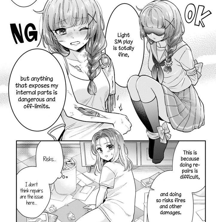 Evildeadfan102's tweet photo. I re read Does It Count If Your First Time Is With An Android? Volume 1 extras. #DoesItCountIfYourFirstTimeIsWithAnAndroid #Yuri #volume1 #manga #lgbt #extras https://t.co/bUB6VQXACm