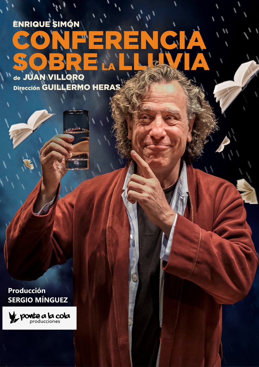 [#PuroTeatro] El 29 y 30 de abril llega a <a href="/CarcelSegovia/">La Cárcel. Segovia</a> ‘Conferencia sobre la lluvia’, una obra protagonizada por Enrique Simon, escrita por <a href="/JuanVilloro56/">Juan Villoro</a>, uno de los grandes escritores en castellano de nuestro tiempo y dirigida por Guillermo Heras
🎟️ turismodesegovia.com