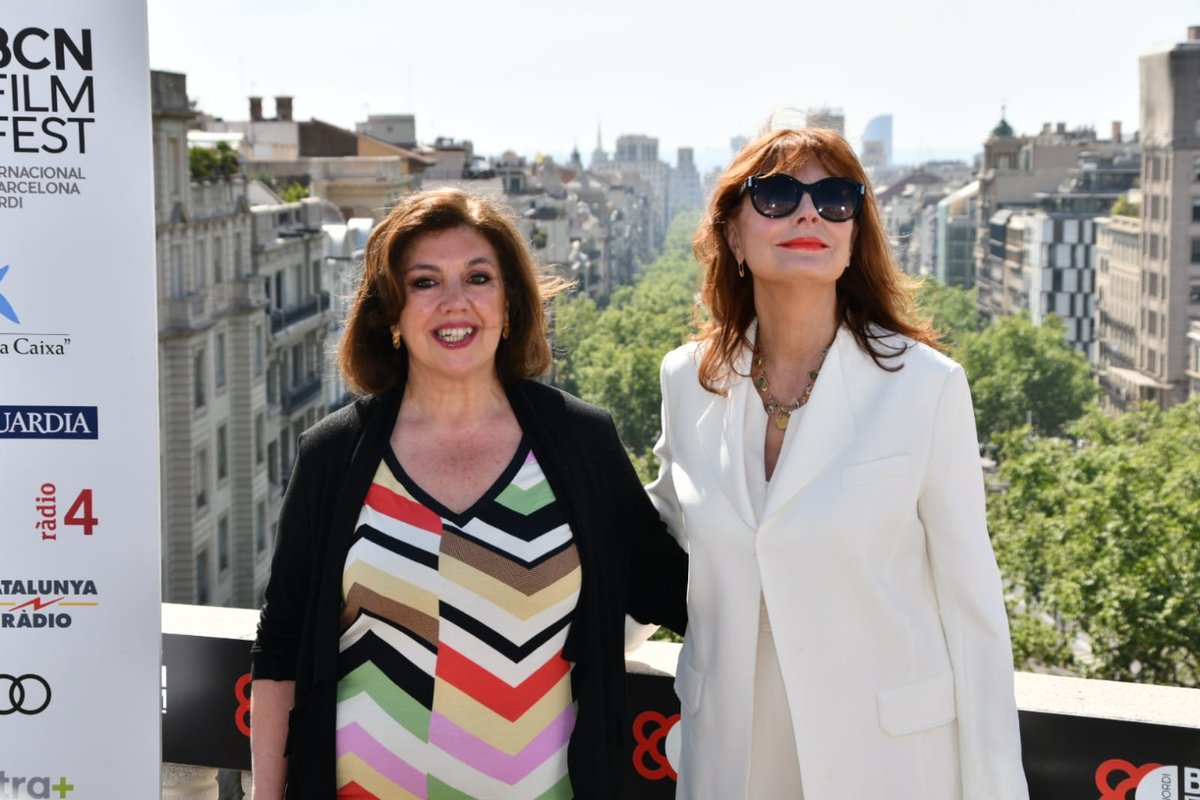 Susan Sarandon ja ha arribat a Barcelona per assistir al col·loqui posterior a la projecció de THELMA &amp; LOUISE d'aquesta tarda al #BCNFilmFest2023. 🌟

A les 21:15h RED CARPET al CARRER VERDI! 📍