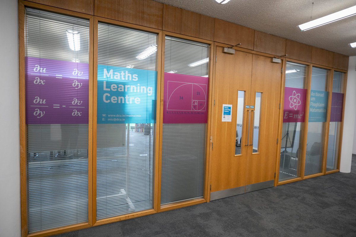 The MLC is now closed for the semester. Best of luck to all DCU students sitting exams this week and next, and especially to all the students who sought help in the MLC! You can do this 💪