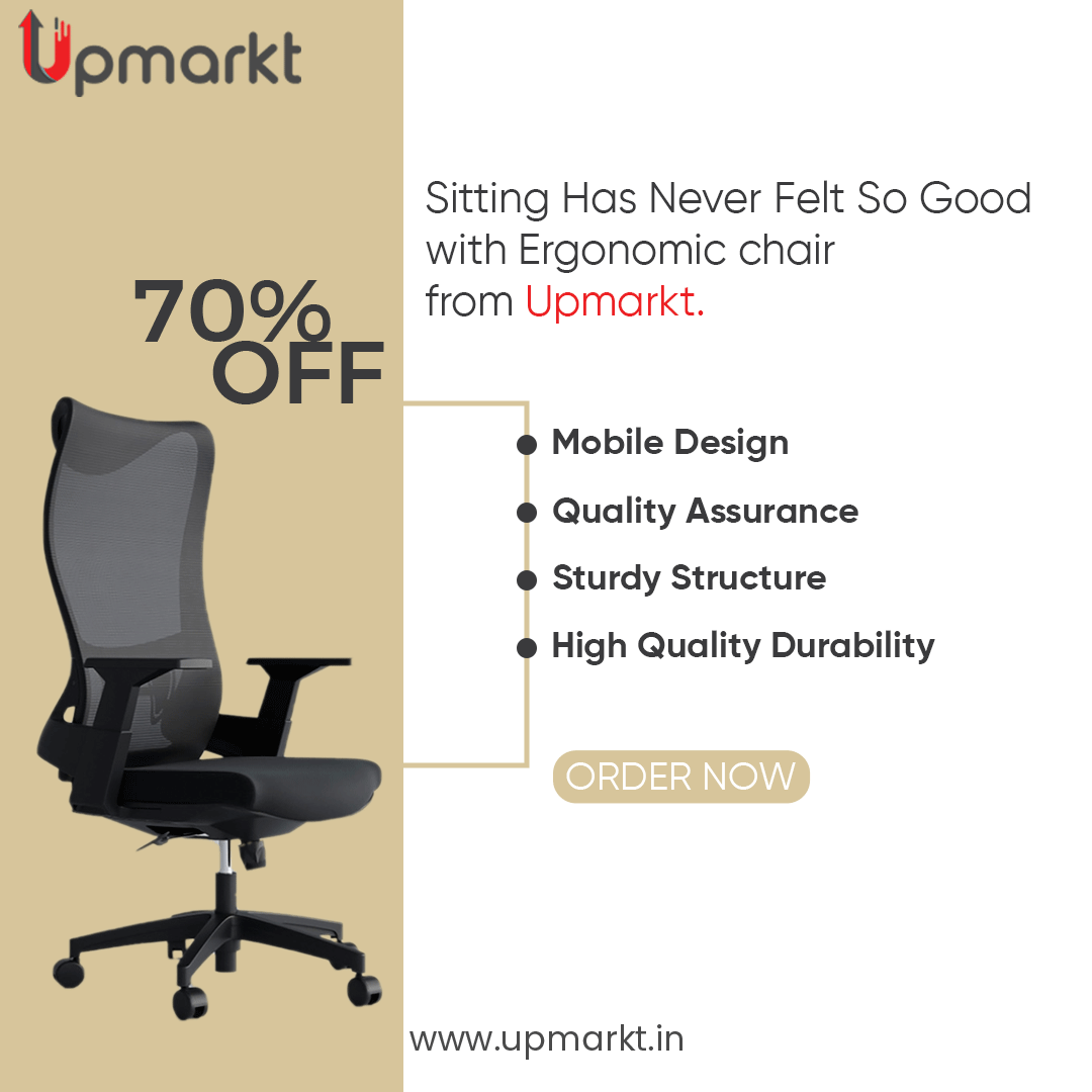 upmarkt's tweet photo. Sit smart, work better with Upmarkt's Ergonomic chair

Visit us at https://t.co/F7yRdovoD4

#upmarkt #officefurniture #ComfortableDesign #StableStructure #officechairs #sitting #backpainchair #ergonomics https://t.co/8Ik2PiM7uP