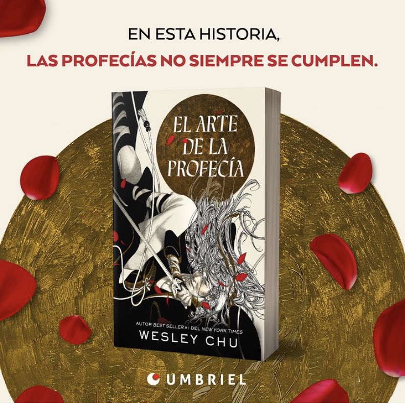 ⚠️ATENCIÓN⚠️

Portada de #ElArteDeLaProfecía, el primer libro de la saga #LasArtesDeLaGuerra de @wes_chu, saldrá el 5 de septiembre con @umbrieleditores. 

Una oda a las artes marciales y a la magia.

Traducción de @CarmenrLorenzo.