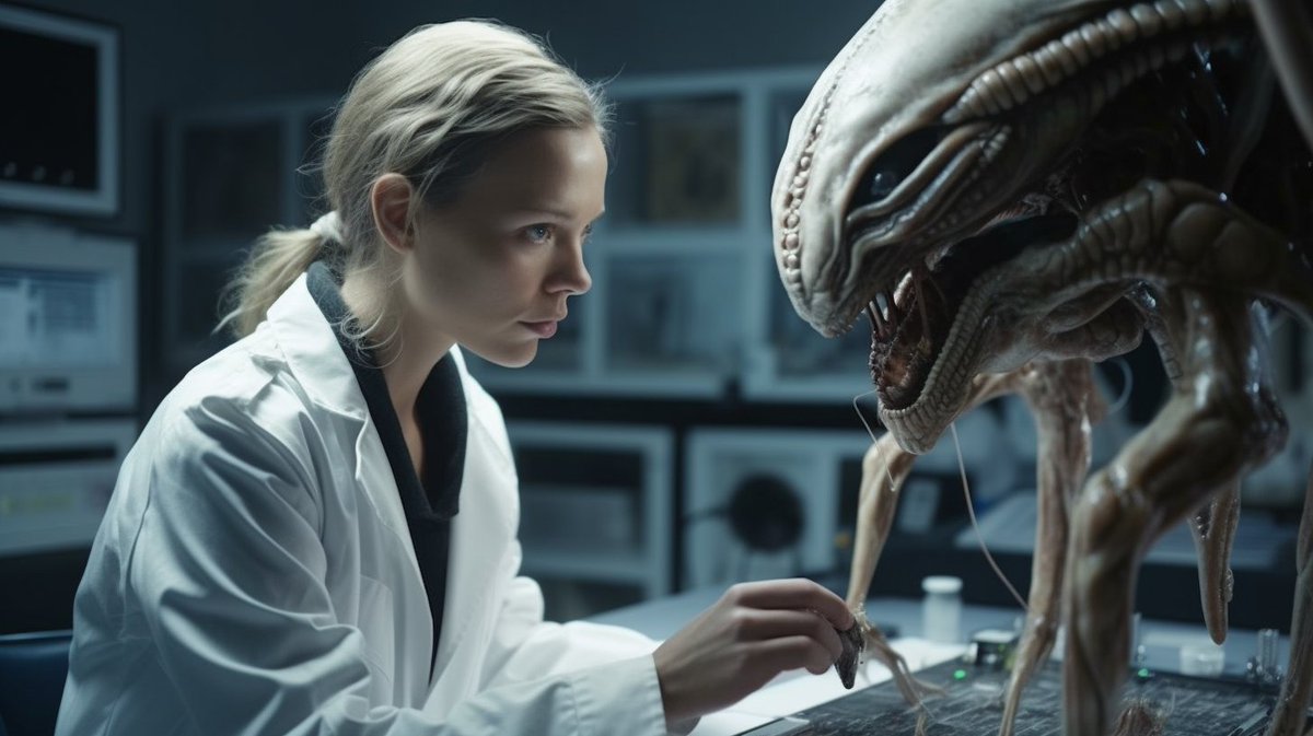 XenoMuseum's tweet photo. @SudRadio @dr_l_alexandre On peut faire faire le site d'un musée virtuel sur les aliens entièrement généré avec l'IA... ;)  https://t.co/Oe6Ztk1xf6 https://t.co/1TZhAHsjbO
