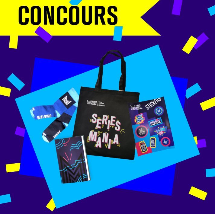 #jeuconcours ✨ On vous fait gagner les goodies du festival : totebag, planche de stickers, carnet et une paire de chaussettes Séries Mania !

Pour participer il vous suffit simplement de :
🔁 RT ce post
✅ Suivre le compte de <a href="/FestSeriesMania/">SERIES MANIA</a> 

Fin du concours le 28/04