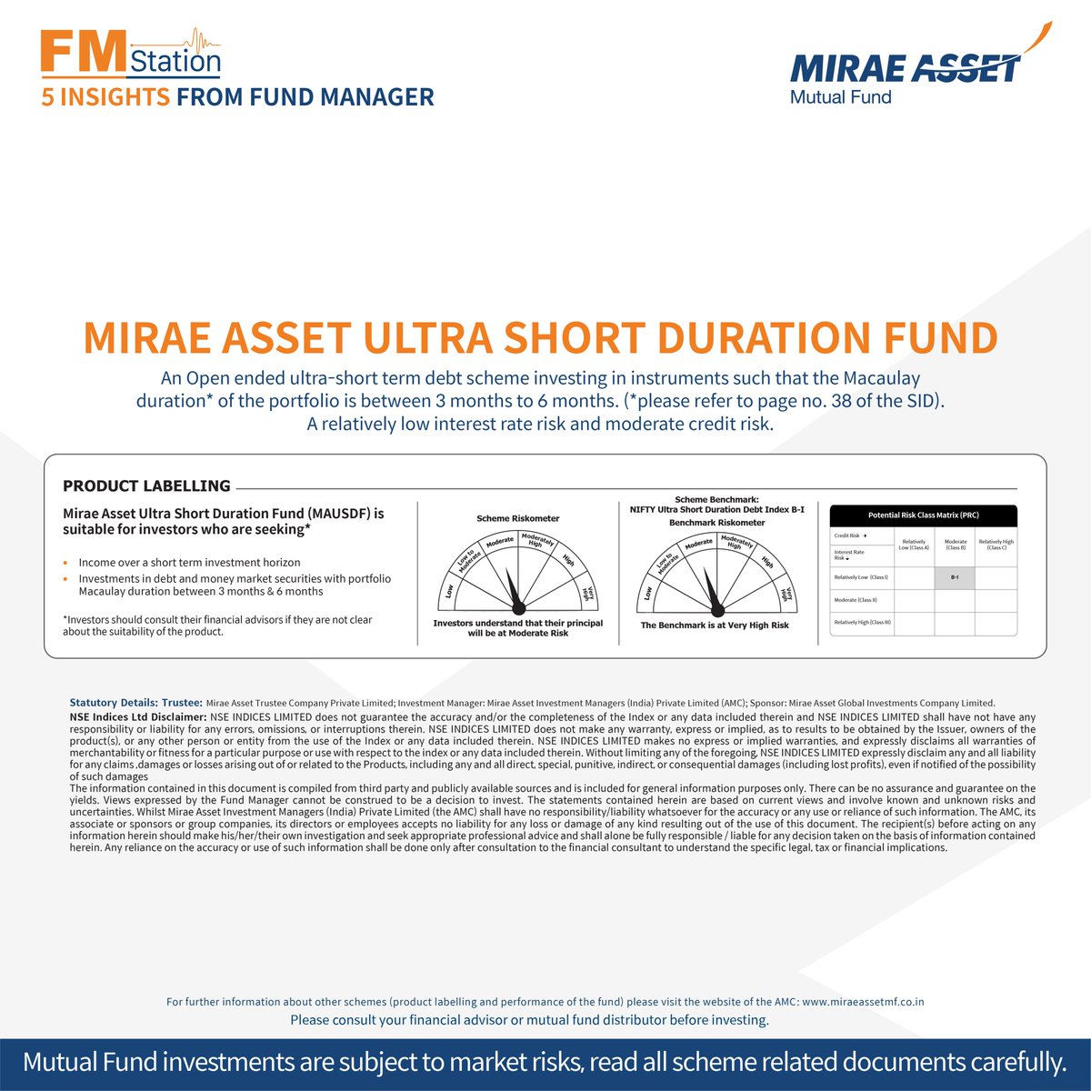 MiraeAsset_IN's tweet photo. Uncover some investment strategies with an aim to achieve your short-term goals, straight from the fund manager himself.
Learn More – https://t.co/GuncZY58e5
#miraeassetmutualfund #miraeasset #mutualfund #funds #investing #shortdurationfund #fmstation #insights #investment https://t.co/v2KEhMdvJS