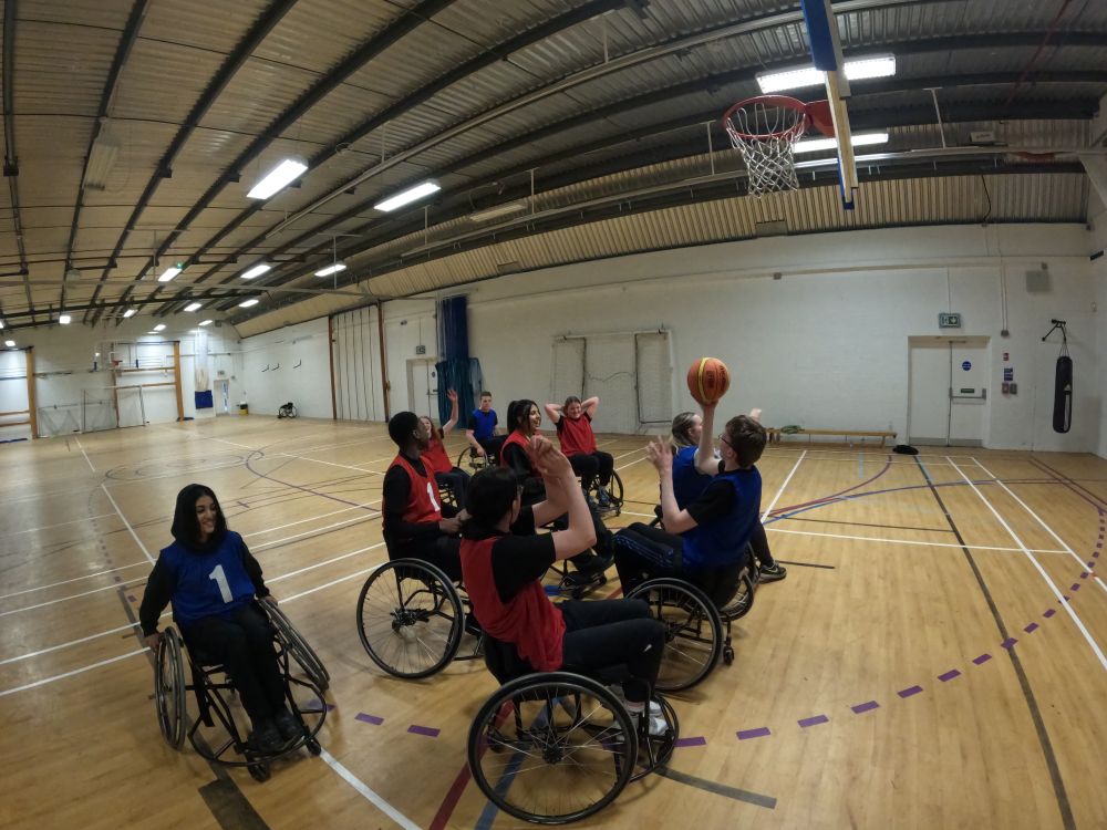 Public Services Students Get a Chance to Try Wheelchair Basketball - Find out more: loucoll.ac.uk/news/public-se…