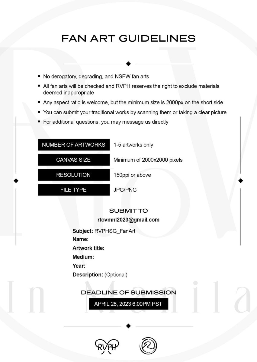 teamRVPH_'s tweet photo. Hello, Luvies! As part of our gifts for the girls, we're preparing a story book-like Season's Greetings. Therefore, we would like to ask for your fan artworks &amp; photos of RV related gatherings in the PH to be included in SG. Please see and follow the guidelines below. Thank you. https://t.co/kRuNgLCLnb