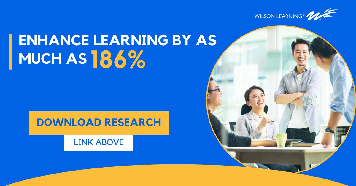 See which learning transfer methods should be utilized to enhance learning: buff.ly/43WOH0I

#learningtransfer #learninganddevelopment #learningneverstops #organizationaldevelopment #workforcedevelopment