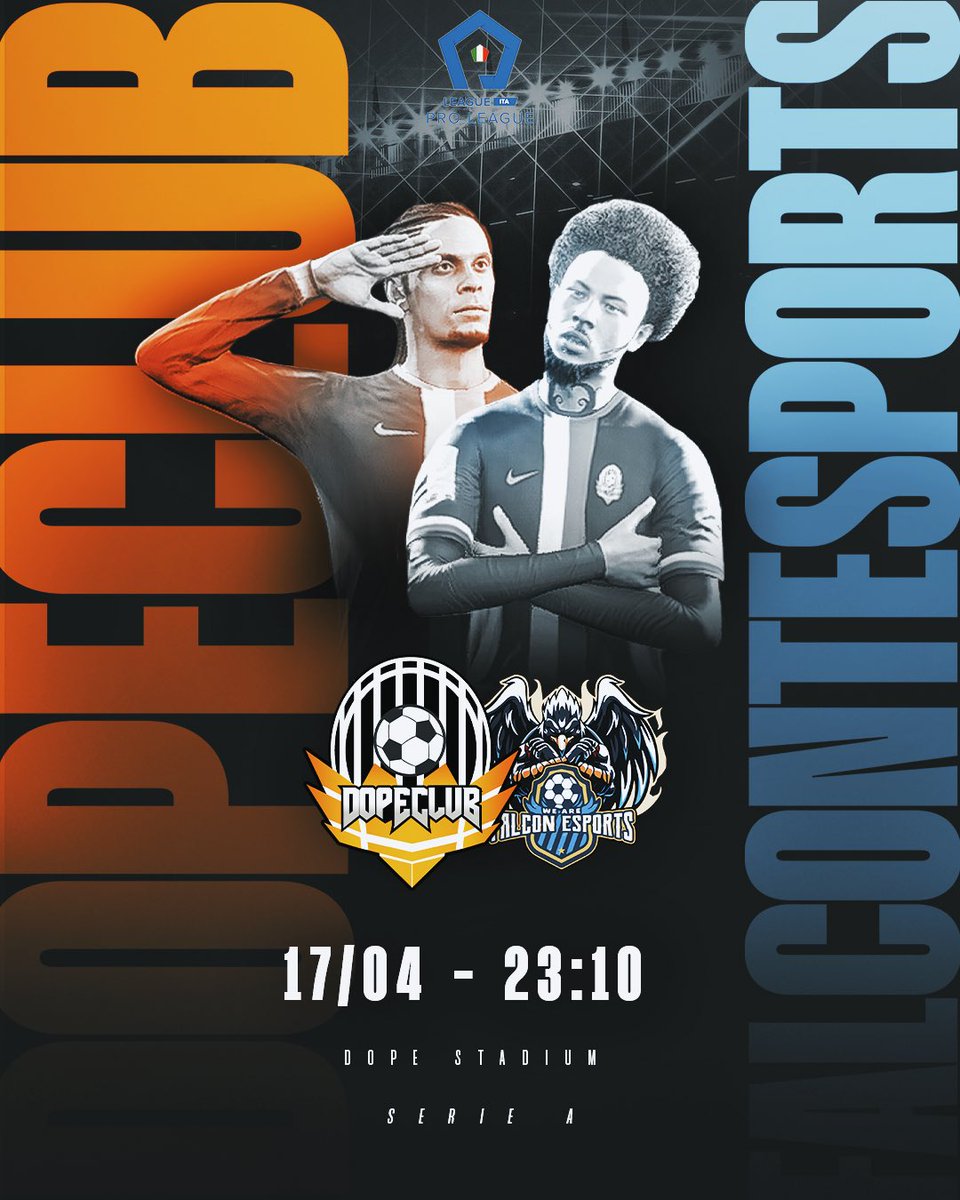 Dope Club (@d8peclub) on Twitter photo ๐ ๐ ๐๐ง๐๐๐๐๐ฌ โซ
๐ <a href="/FalconesportsIT/">Falcon eSports Pro Club PC (Italy)</a>
๐ @LIPC_network
๐ฑ #DPCFCE
โ๏ธ 10:40pm (CEST)
๐บ twitch.tv/dopeclubtv
#letsgodope ๐ ๐ ๐๐ง๐๐๐๐๐ฌ โซ
๐ <a href="/FalconesportsIT/">Falcon eSports Pro Club PC (Italy)</a>
๐ @LIPC_network
๐ฑ #DPCFCE
โ๏ธ 10:40pm (CEST)
๐บ twitch.tv/dopeclubtv
#letsgodope