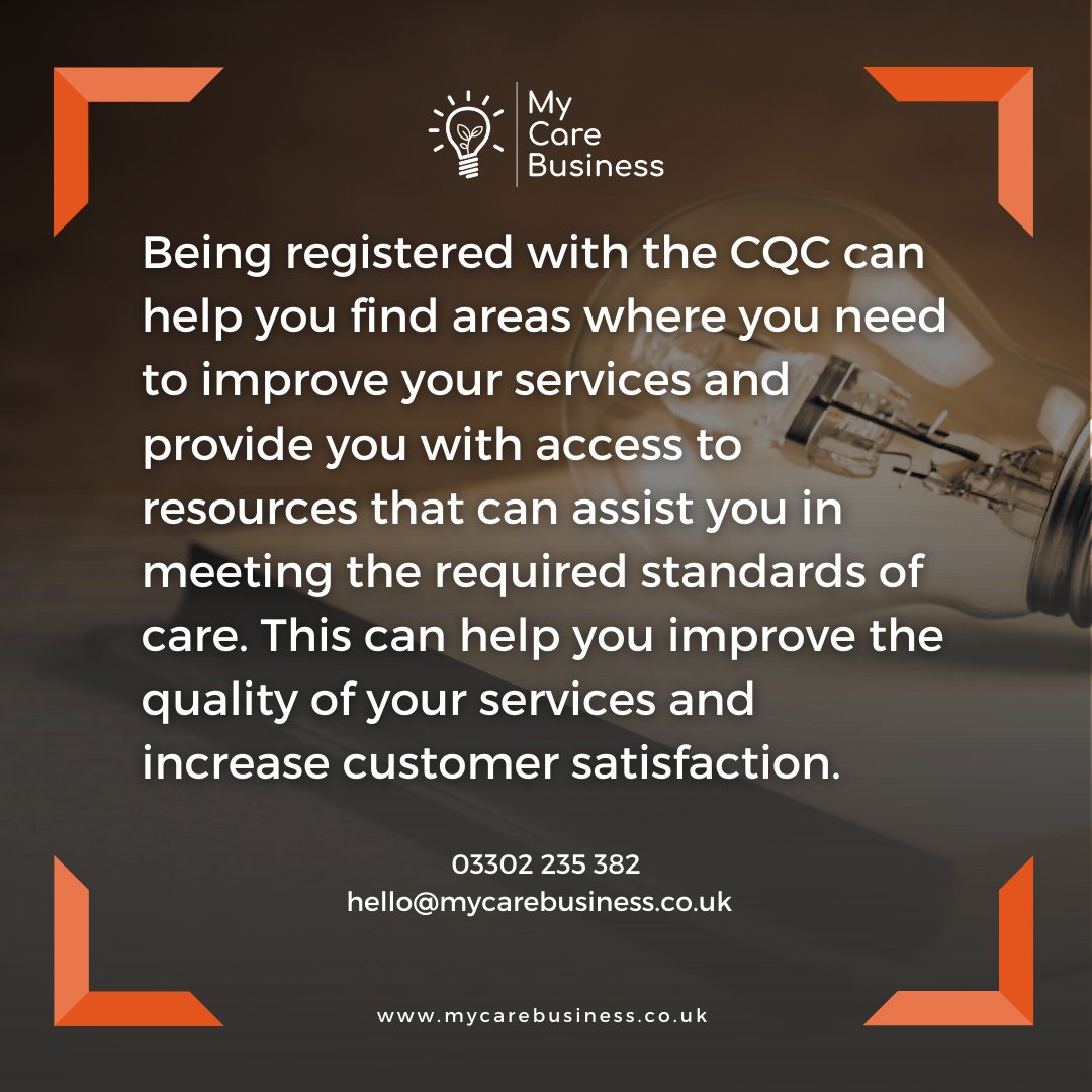 Take a read of our insightful article discussing the benefits of being CQC Registered! : lnkd.in/e5hv2tr4

#health #cqc #registeredmanager #newframework #regulator #healthcare #carehome #nurse #careprovider #careconsultant #careservice #care #carer #carers