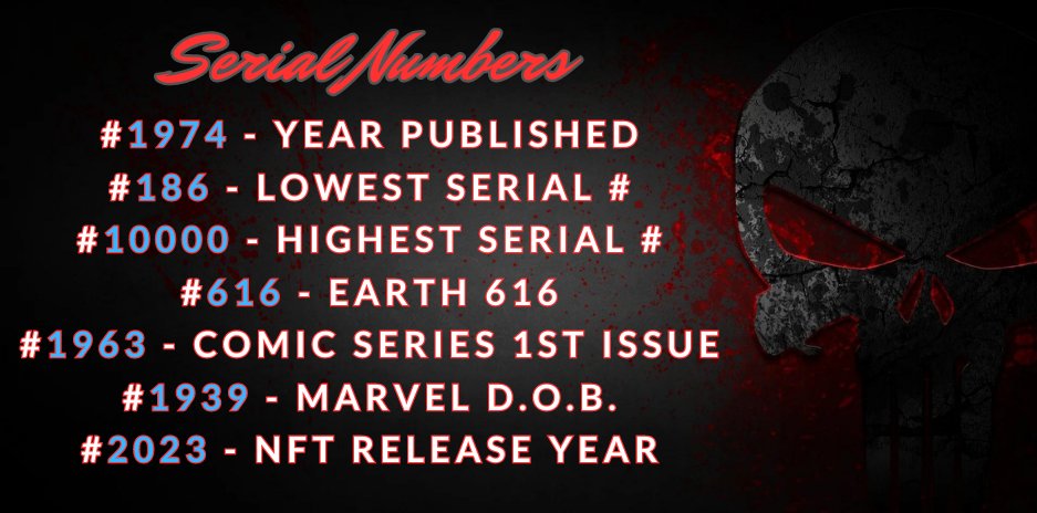 OG_Vault's tweet photo. Amazing Spider-Man #129 the First Appearance of The Punisher drops today! Here are the serial numbers to target in the market:
#VeVe #VeVeFam #Marvel #SpiderMan #Punisher #NFTs https://t.co/CkH2ZA6Jle
