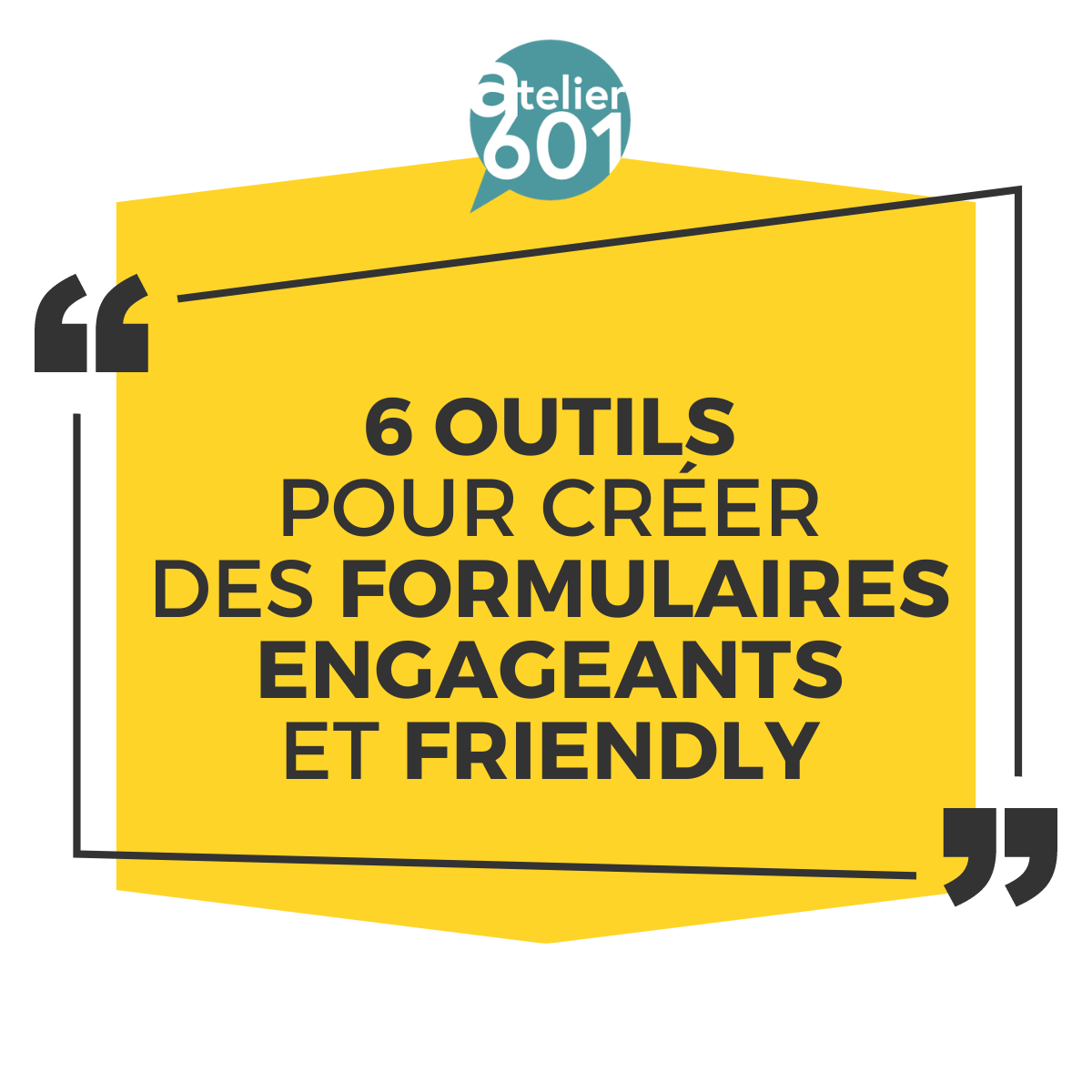 ATELIER601's tweet photo. 6 meilleurs outils pour créer des formulaires  engageant et friendly
#productivite #web #growthmarketiing
https://t.co/4jFjkCiy35 https://t.co/CDBHizuOGA