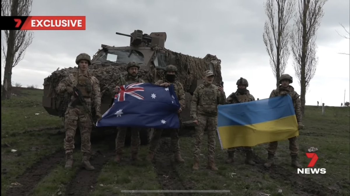 A compelling and genuine story from Ukraine’s frontlines by Channel 7’s @ChrisReason7 Thanks to Julian Knysh for the footage of the Ukrainian soldiers recognizing Anzac and thanking Australia for support. youtu.be/iZL4EneD76o