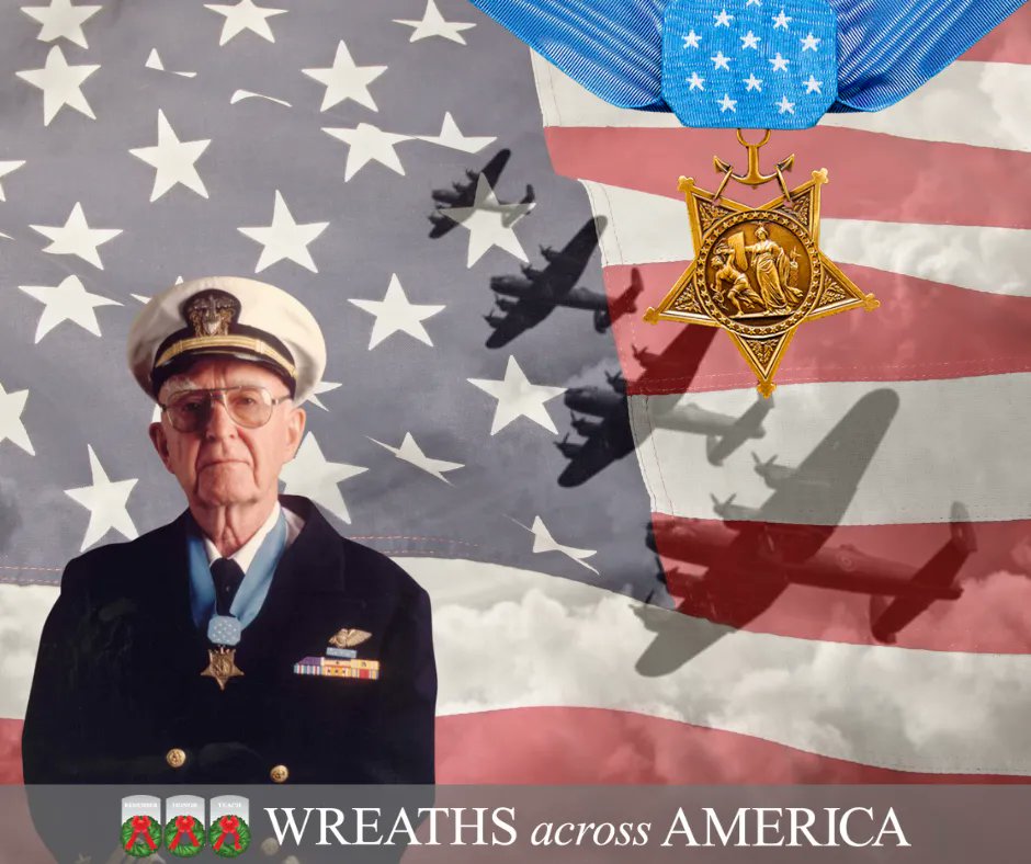 It’s #MedalofHonorMonday!

Navy LT J.G. William E Hall distinguished himself with courage and conspicuous heroism in combat above and beyond the call of duty in May 1942. buff.ly/3Jyp5iN 

To learn more about our Nation’s Medal of Honor recipients, visit <a href="/CMOH_Society/">Congressional Medal of Honor Society</a>