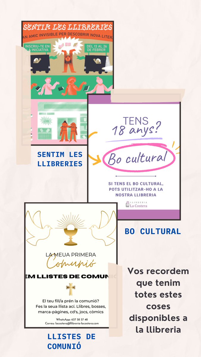 Llibreria La Costera tweet media