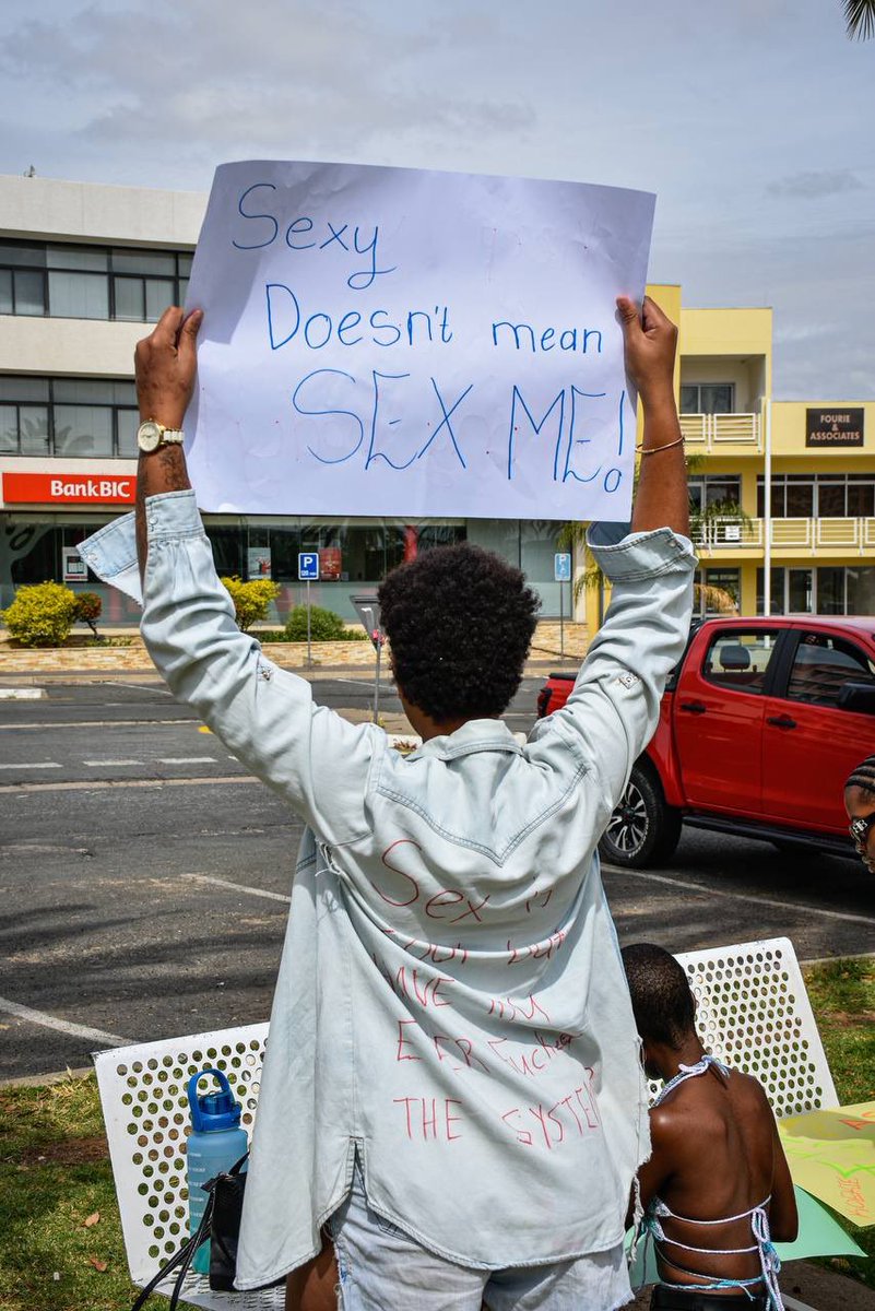 slutshamewalk's tweet photo. SLUT SHAME WALK 23 WINDHOEK
THE WAY WE DRESS DOES NOT MEAN YES
Photos by @acefilms_na
#feminism #slutshamewalk #endrapeculture #SAAM https://t.co/i2wM1tQELU