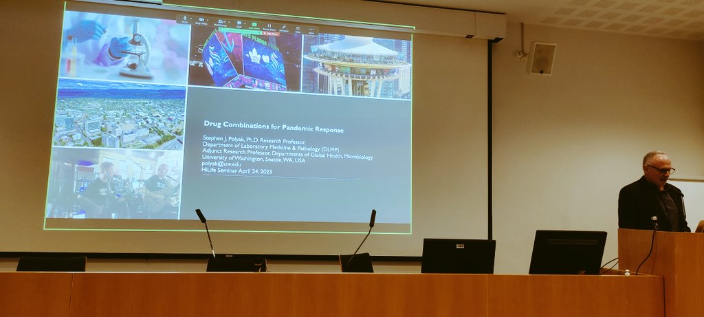 vandanaravindrn's tweet photo. Great talk @PolyakSteve for stressing the importance of drug combination and thanks @FIMM_UH for organizing this. #virology #drugcombinations https://t.co/eYot7w3jBD