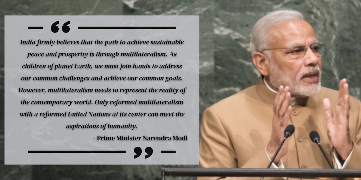 Today is Multilateralism Day! 

India's long-standing support for multilateralism demonstrates our belief in the power of working together to achieve common goals and address shared challenges.

#MultilateralismMatters