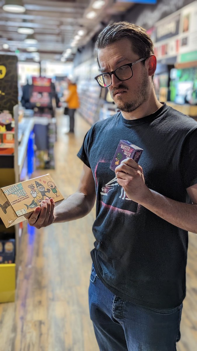 hmv_Southend's tweet photo. When you've hit middle age and don't get it straight away

One day I'll be cool again 😂

#masterdater #games #gaming #cardgames #badpeople #gamenight #gamenights https://t.co/90a1DSRgSr
