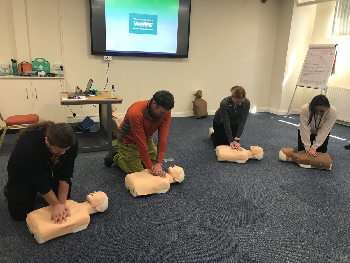 Did you know we regularly run first aid training courses here at Junction 25 at WYMS in #Brighouse? We currently have a few spaces left on our next Emergency First Aid training course on Wednesday 3rd May. For more details visit wyms.co.uk/first-aid-cour…